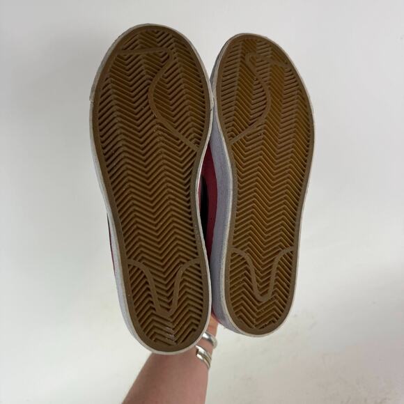 Nike SB Zoom Blazer Mid Sneakers Mens 7 Pink Suede Lace Up Mid Top Running Shoes - Picture 8 of 10